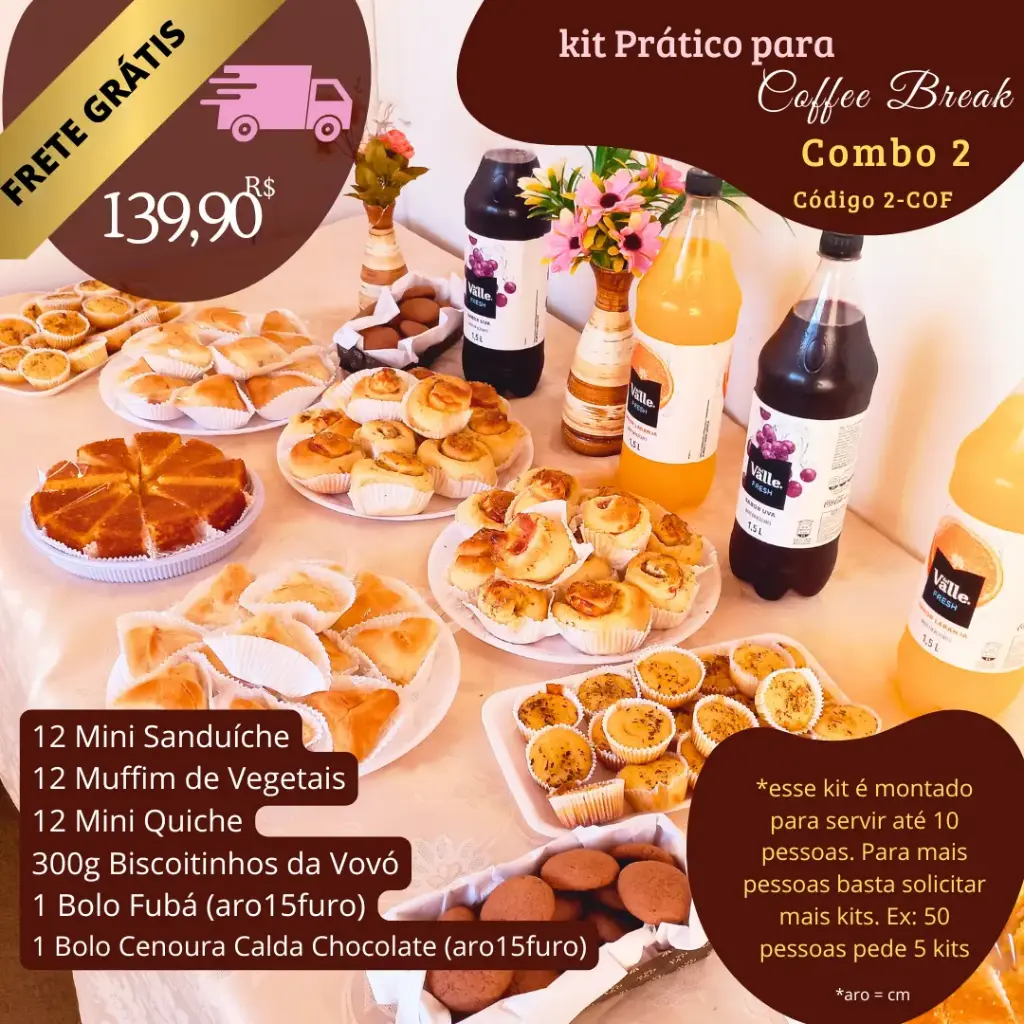 Kit Prático Coffee Break {Combo 2}